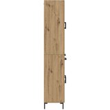  Visok predalnik 2 pcs Umetni hrast 69,5 x 34 x 180 cm, (5000107930) | Shoptok.si