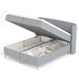 Maison de Rêve Sivi boxspring krevet s prostorom za odlaganje 160x200 cm Monpelli – | shoptok.hr