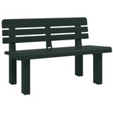  Vrtna klupa zelena 110 x 52 x 71 cm od polipropilena | Eponuda.ba