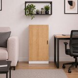 MID.YOU ARHIVSKA OMARA bela, medeni hrast | Shoptok.si