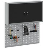  Set ormara za alate 3 pcs Crna Čelik s prahom premazan | shoptok.hr