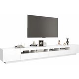 TV ormarić s LED svjetlima bijeli 300 x 35 x 40 cm | shoptok.hr