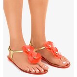 Gemre Red flip-flops with a flower KG19P | Shoptok.si