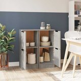  Komode 2 kom siva boja betona 30 x 30 x 70 cm konstruirano drvo | shoptok.hr