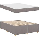  Konstrukcija postelje z vzmetnico Taupe 160 x 200 cm blago, (5000124014) | Shoptok.si