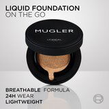 L´Oréal Paris x Mugler dolgoobstojni kompaktni puder za polno prekrivanje odtenek 06 Medium Tan 23 ml | Shoptok.si