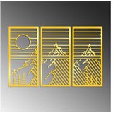 Wallity Zidna dekoracija Scenic Trio G, zlatna boja | Eponuda.ba