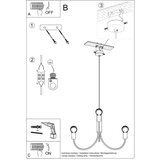 Nice Lamps Crna viseća svjetiljka ø 45 cm Karim – | shoptok.hr