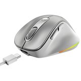 Genius Ergo 9000S Pro Bluetooth (31030039402) polnilna RGB srebrna ergonomska brezžična miška | Shoptok.si