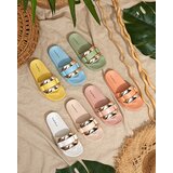 Resti Pink women's slippers with gold Serina ornament - Footwear | Shoptok.si