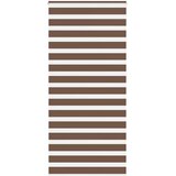 Zebra zavjesa Smeđa 110x230 cm Širina tkanine 105,9 cm Poliester | Shoptok.si