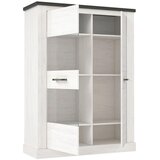 Premium Living Vitrina Montreal, Bela, Barva Pinije | Shoptok.si