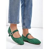 Resti Women's checkered ballet flats with a buckle and strap Riffos | Shoptok.si