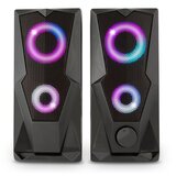 Yenkee Zvučnici za računar 2.0 6W YSP 2003 RGB, Crni | Eponuda.ba