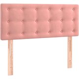  Krevet box spring s madracem LED ružičasti 90x190 cm baršunasti | shoptok.hr