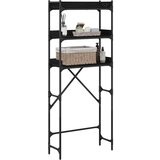 vidaXL Polica za pralni stroj 67 x 25 x 163 cm Konstruiran les | Shoptok.si