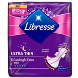 Libresse ultra x-large higijenski ulošci, sa krilcima, noćni, 8 komada Cene