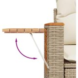  3-dijelni set vrtnih sofa od poliratana s jastucima bež | shoptok.hr