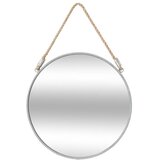 Atmosphera Zidno ogledalo EDEN, prečnika 38 cm, srebrne boje | Eponuda.com