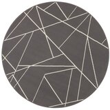Ragami sivi tepih Velvet, ø 140 cm | shoptok.hr