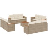 Maison Chic Seti vrtnega pohištva - Vrtna garnitura - Vrtni pohištvo set 13-delna z blazinami bež poli ratan, (21809100) | Shoptok.si