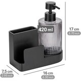 Wenko 54654100 - Organizator PINA 16x17 cm crna | Eponuda.com