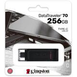 Kingston USB C DISK 256GB DT70, 3.2 Gen1, plastičen, s pokrovčkom DT70/256GB | Shoptok.si