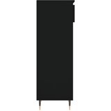 Ormarić za cipele crni 40 x 36 x 105 cm od konstruiranog drva | shoptok.hr