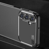 Techsuit CarbonFiber ovitek za Samsung Galaxy A25 5G – črn | Shoptok.si