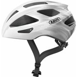 Abus Macator - L white silver cene