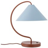 Bloomingville Modra/v barvi terakote namizna svetilka s kovinskim senčilom (višina 35 cm) Janya – | Shoptok.si