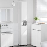  Kupaonski ormar s policom Visoki sjaj bijela 30,5 x 30 x 195 cm | shoptok.hr
