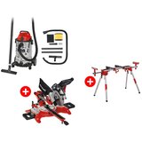 Einhell set preklopna testera tc-sm 2131/1 dual, usisivač tc-vc 1930 sa i postolje cene