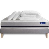 ACTISOM Kompletni paket za posteljo - Vzmetnica 160x200 cm + Vzmetnica z letvami (komplet) + 2 vzglavnika + Prevleka - Actimemo Soft, (21613976) Cene