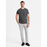 Ombre Men's classic cotton BASIC T-shirt - graphite | Shoptok.si