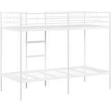 vidaXL Dvoposteljna postelja brez ležišča Bela 100x190 cm Steel | Shoptok.si