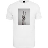 Mister Tee White T-shirt with peace sign | shoptok.hr
