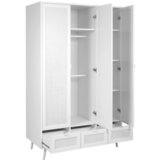 MID.YOU Omara Za Oblačila Dili, Bela, 120 Cm | Shoptok.si