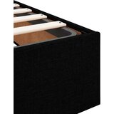  Podesivi krevet s madracem Crna 100 x 200 cm Tkanina | shoptok.hr