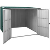 vidaXL Vrtno spremište zeleno 195 x 198 x 159 cm od pocinčanog čelika | shoptok.hr