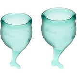 Satisfyer - Feel Secure Menstrual Cup Set Dark Green Cijene