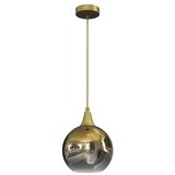  zamensko staklo za luster monte E27, prečnik 20 cm, zlatno/dimno | Eponuda.com