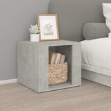 The Living Store Noćni ormarić Siva boja betona 41x40x36cm od konstruiranog drva | shoptok.hr