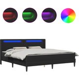  Okvir kreveta s madracem Crna 180 x 200 cm Lažna koža | shoptok.hr