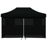 Šator za svadbe - šator za zabave Crna 292 x 440 x 315 cm Oxford tkanina - Crna s 4 bočna zida Da | shoptok.hr