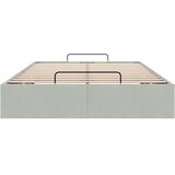 Okvir za krevet bez madraca svjetlosivi 120x190 cm baršunasti | shoptok.hr