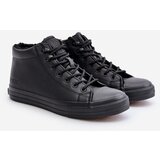 Big Star Men's Lined Zip-up Sneakers Black Big Star MM174012 | Eponuda.ba
