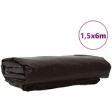 vidaXL Cerada 650g / m² Smeđa 1,5 x 6 m Platno s PVC premazom | shoptok.hr