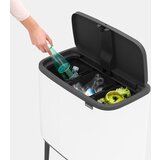 Brabantia Bo Touch Bin 3x11 litrov s tremi vložki iz umetne mase - Bela | Shoptok.si