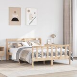 Furnova Posteljni okvir brez vzmetnice 160x200 cm trdna borovina, (21941449) Cene